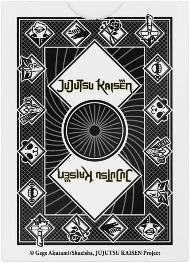 Bicycle Jujutsu Kaisen Collectible Standard 52 Deck of Cards, Poker Size, Anime Cartoon Gifts, Family & Kids Card Game Night