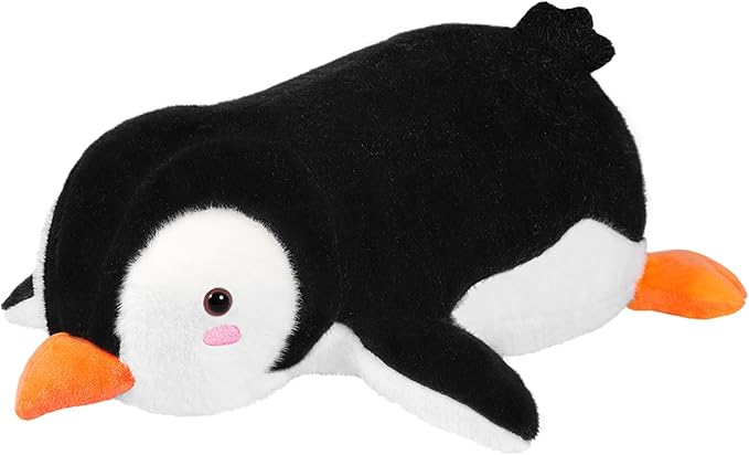 CSVBTRF Weighted Stuffed Animal, 4.2 lbs 19" Penguin Plush Hugging Pillow for Kids Gift - Penguin Stuffed Animal Gifts for Kids Boys and Girls