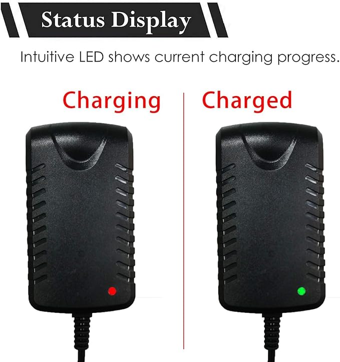 12V Charger for Kids Ride On Car Toys, 12 Volt Battery Charger for Best Choice Products Wrangler SUV Universal Charger Supplies for Trax Dynacraft Jeep ATV Quad Disney Electric Ride-On Charger
