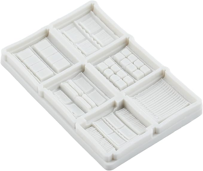 Window Polymer Clay Mold Window Frame Silicone Molds for DIY Crafts Epoxy Resin Casting Air Dry Polymer Clay Plaster Jewelry Making
