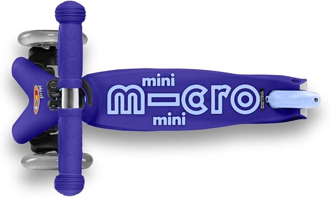 Micro Kickboard | Mini Kids Scooter for Ages 2-5 | Children up to 110 lbs | 3 Wheel Lean-to-Steer Design | Adjustable T Bar | Smooth Ride PU Wheels | Swiss Design