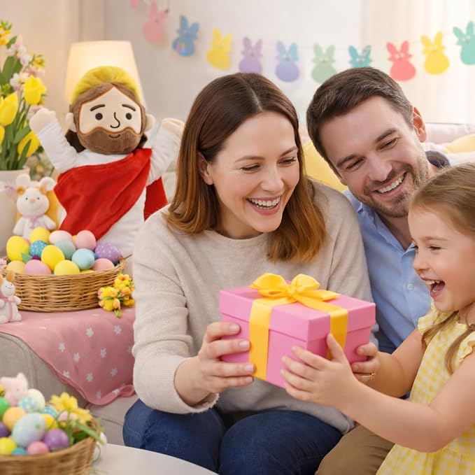 Yelakey 13" Jesus Plush Jesus Stuffed Doll Christian Plushie Doll for Easter Christmas Church Religious Gifts for Kids Adults