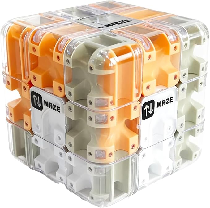 Large Labyrinth 3D Puzzles Maze Cube - Engaging Brain Teaser - 3D Maze Ball, Rubik Race Game, Improve Spatial Recognition, Relieve Stress Toy Gifts for Easter