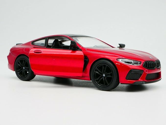 KiNSMART BMW M8 Competition 1:36 Scale 5" Die Cast Metal Model Toy Super Car w/Pullback Action (Red)