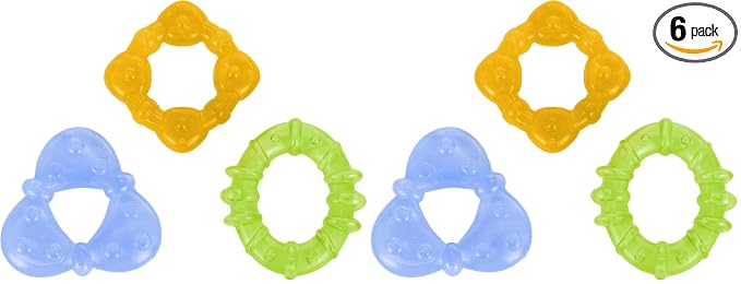 Bright Starts Chill & Teethe Water-Filled BPA-Free Baby Teething Toy, Ages 3 Months+, (Pack of 2)