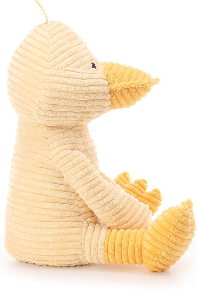 Apricot Lamb Corduroy Duck Stuffed Animal, 15.7 Inches