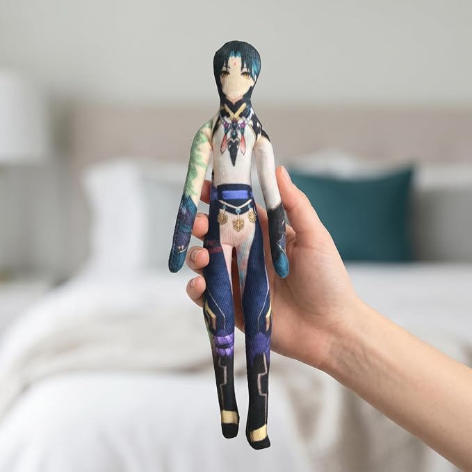 Xiao Anime Figure Keychain for Adult Fans, Genshin Impact Collectible Bag Hanging Keyring