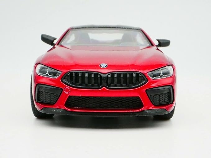 KiNSMART BMW M8 Competition 1:36 Scale 5" Die Cast Metal Model Toy Super Car w/Pullback Action (Red)