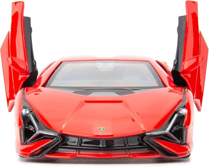 BDTCTK Lamborghini Sián FKP37 Diecast Car Models,1/36 Zinc Alloy Toy Pull Back Vehicles Toy Cars for Toddlers Kids Boys Girls Gift (Red)