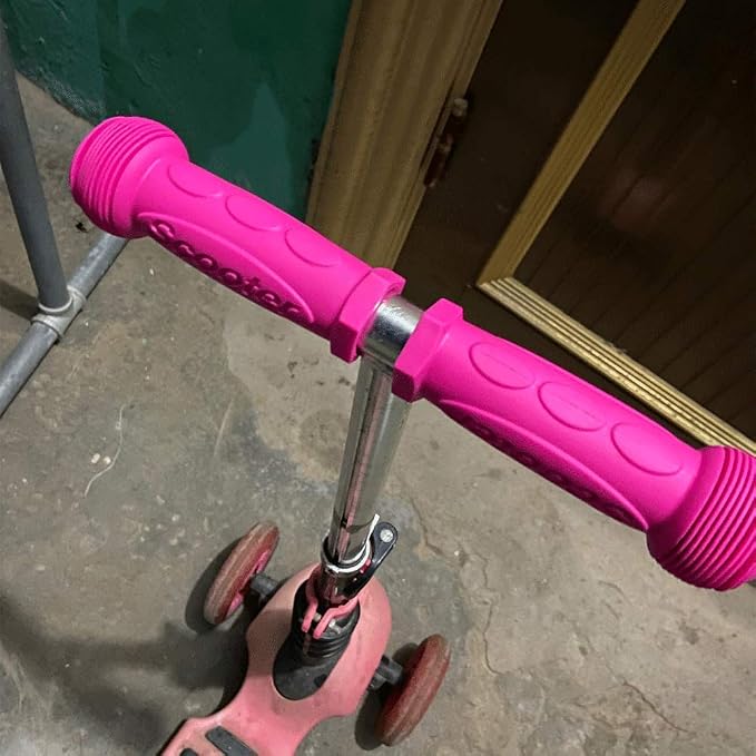 Scooter Grip Handlebar 1 Pair Bicycle Grip Fit for 2-3-4 Wheels Kid Kick Scooters,Children Bike,Rocking car,Drifting Scooter,Swing Scooter,Push Cart