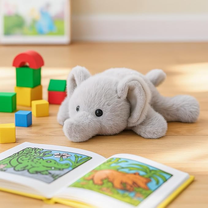 Adorable Elephant Stuffed Animal Soft Elephant Plush Toy Cute Birthday Gifts for Boys Girls Kids Toddlers