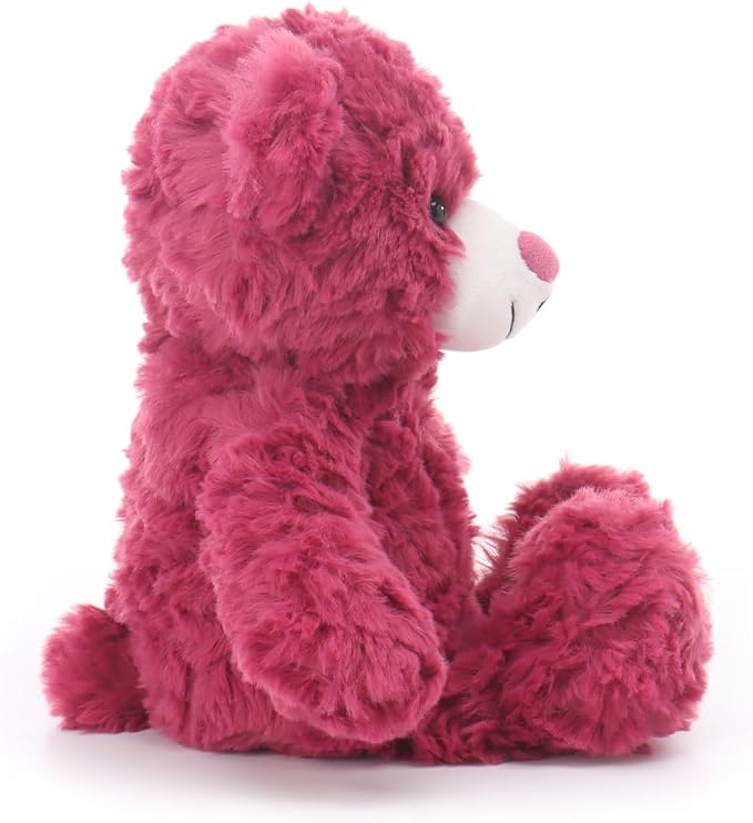 Apricot Lamb Berry Red Flower Bear Stuffed Animals for Kids, Soft Cute Plush Toys for Baby Girl and Boy, 8 Inches