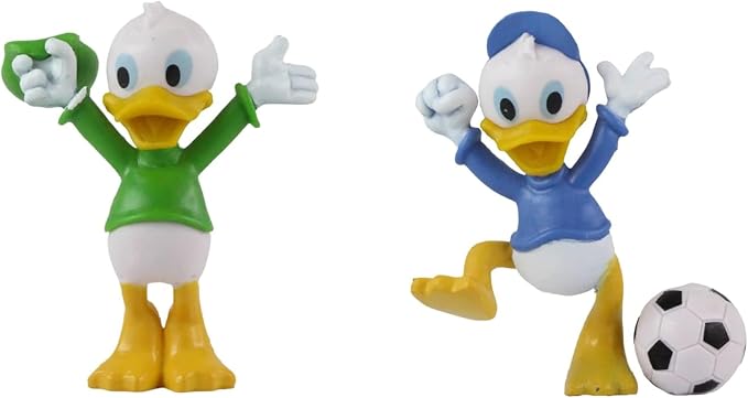 Toptoys2u Bargain Bundles Mickey and Friends 3D Figures - Highly Detailed Collectible Miniature Figures Perfect for Cake Toppers - (Complete Set of 12)
