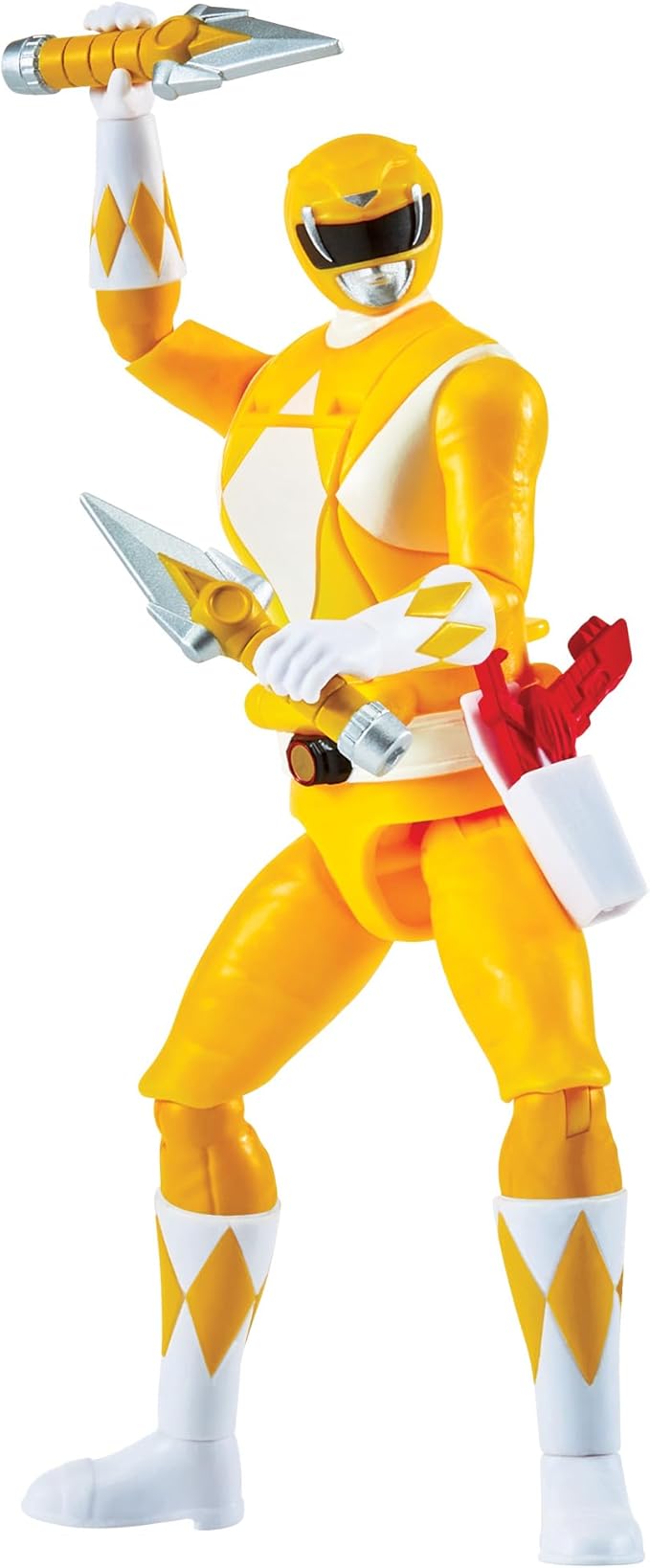 Power Rangers Mighty Morphin Re-Ignition - Auto-Morphin Yellow Ranger Action Figure by Playmates Toys