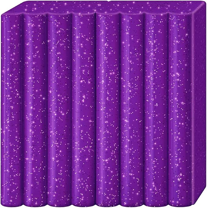 Staedtler FIMO Effects Polymer Clay - -Oven Bake Clay for Jewelry, Sculpting, Glitter Lilac 8020-602