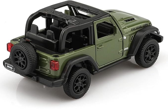 TOKAXI 1/36 Scale Jeep Wrangler Rubicon Diecast Car Models,Pull Back Vehicles Toy Cars,Cars Gifts for Boys Girls