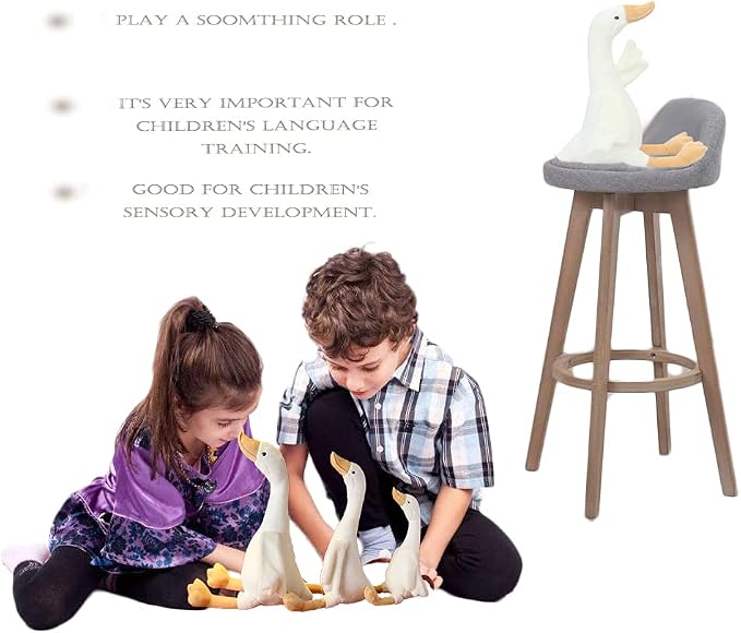 19.7" Goose Stuffed Animal Plush Toy,White Swan Stuffed Animal Toy Gifts for Kids