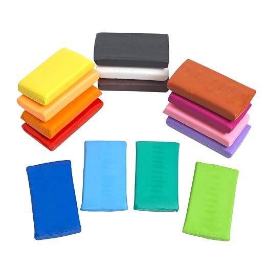 Colorations Non Hardening Clay, Set of 30 Clay Bricks, Great for Classroom or After School Programs