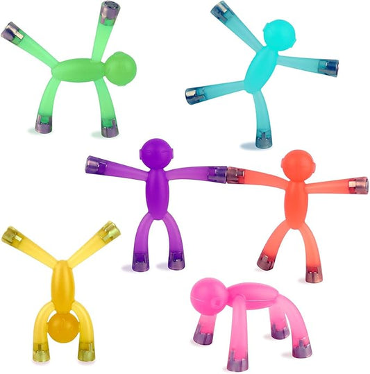 laleay 6pcs Magnetic Toys,People Figures for Kids, Adults Kids Gifts, Magnetic Men for Teens Gifts,Kids Sensory Toys