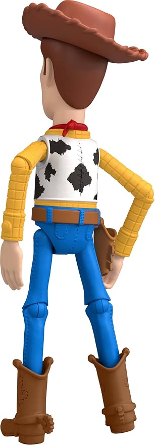 Mattel Disney and Pixar Toy Story 5 Woody Action Figure | 7-inch Playscale, 1 Key Character, 8+ Posable Joints, Movie-Accurate Design