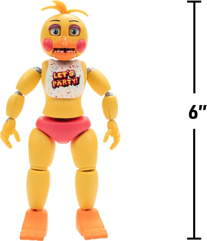 Five Nights at Freddy’s Endo-Series Collector Figure - 6-Inch Endo-1 with Swapable Toy Chica and Highscore Toy Chica Parts