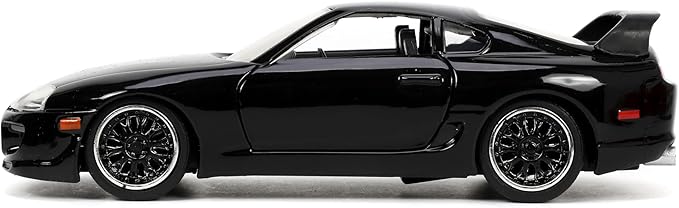 Jada Fast & Furious 1:32 1995 Toyota Supra Die-Cast Car, Toys for Kids and Adults(Black)