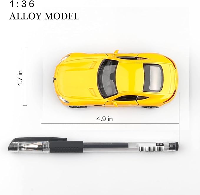 TOKAXI 1/36 Scale Mercedes AMG GTS Diecast Cars Models,Pull Back Vehicles Toy Cars,Cars Gifts for Boys Girls