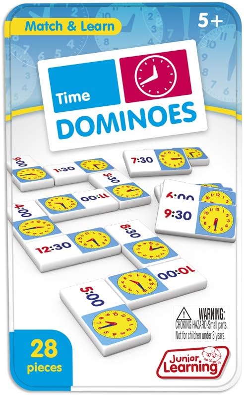 Junior Learning JL486 Time Dominoes Small