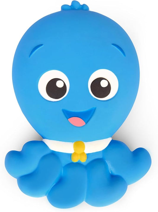 Baby Einstein Ocean Explorers Soothing Opus Natural Rubber Teether Toy, Multisensory, Ages 0 Months and Up, Easy to Clean