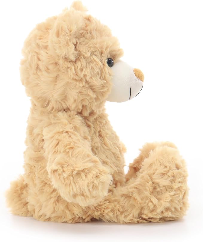 Apricot Lamb Ginger Yellow Flower Bear Stuffed Animals for Kids, Soft Cute Plush Toys for Baby Girl and Boy, 8 Inches