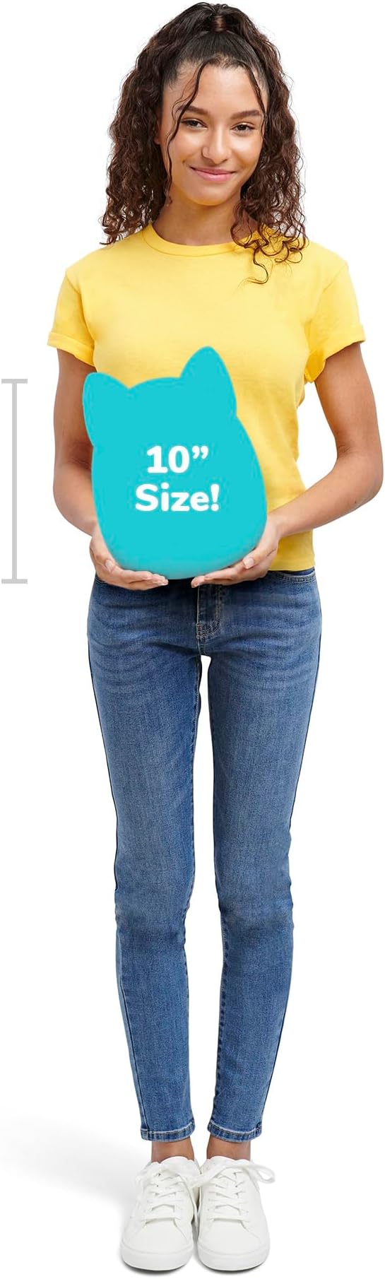 Squishmallows Original Bluey 10-Inch Bingo HugMees - Medium-Sized Ultrasoft Official Jazwares Plush