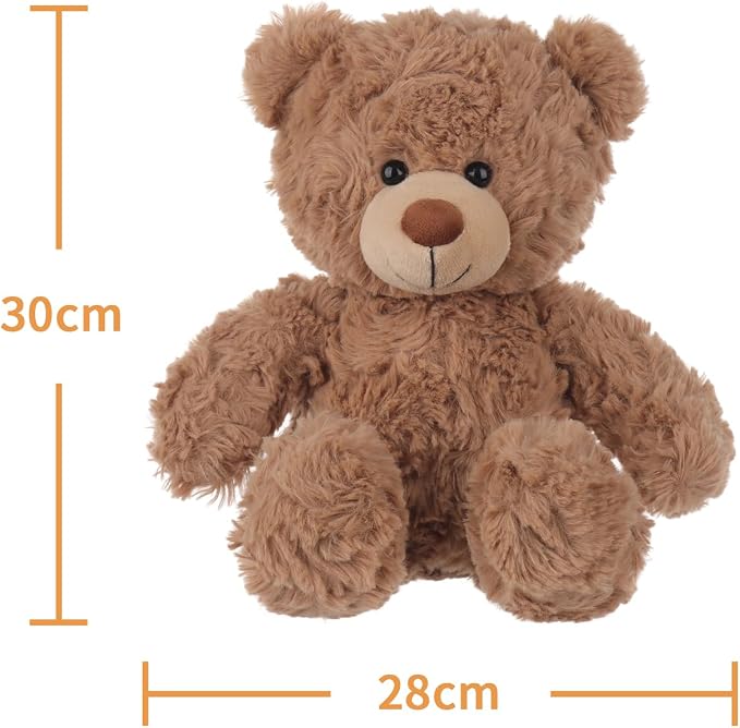 Apricot Lamb Toys Plush Brown Teddy Bear Stuffed Animal Soft Cuddly Perfect for Child 12 Inches