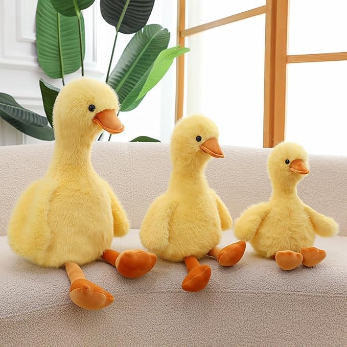 Duck Stuffed Animal, Stuffed Duck Plush Toys, Birthday for Kid Boys Girls (17inch-Black)