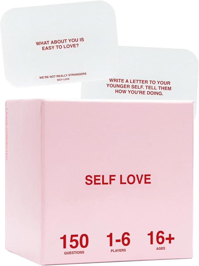 WE'RE NOT REALLY STRANGERS Self-Love Edition Card Game – A Journey to Self-Discovery and Empowerment for Singles, Couples, Adults, & Teens - for Memorable Game Nights, Ages 15+, 1-2 Players