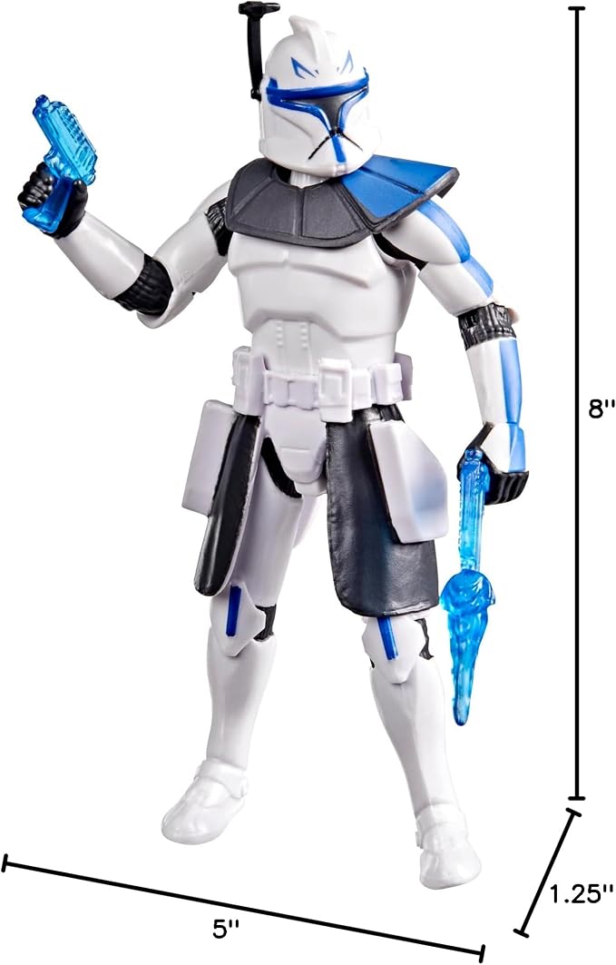 STAR WARS Epic World of Action Clone Captain Rex, 4-Inch Action Figure & 2 Accessories, Ahsoka Toys for Boys & Girls Ages 4+