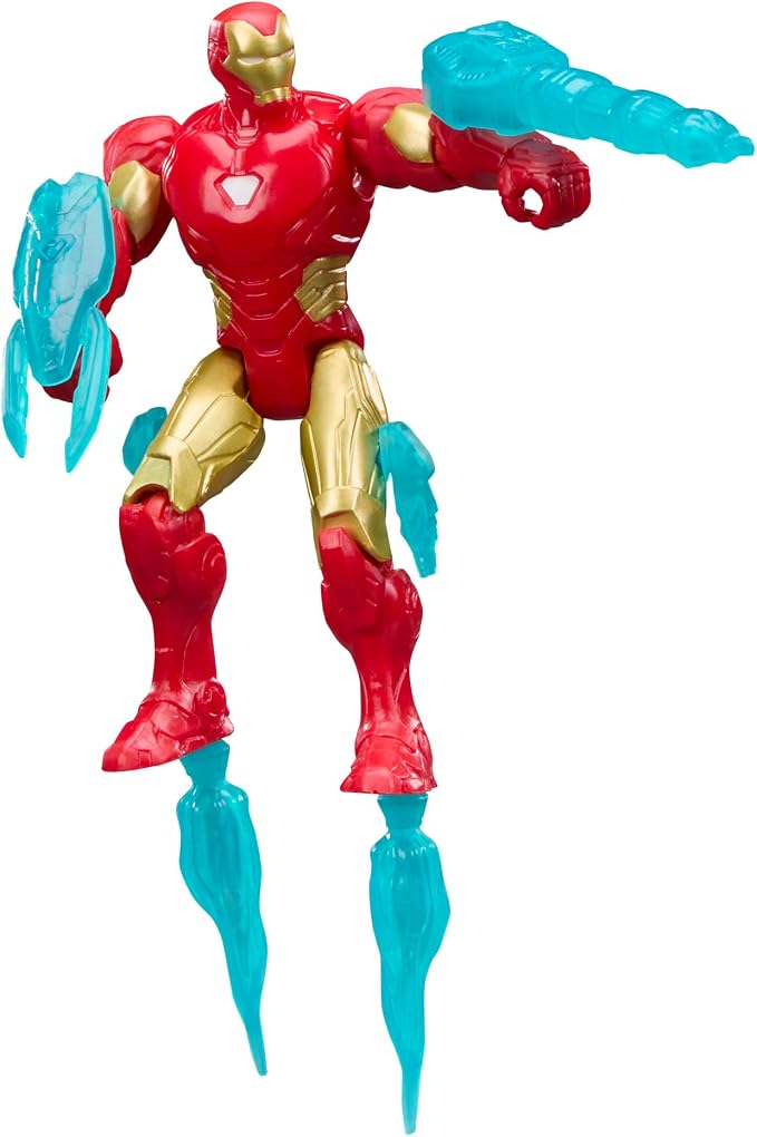 AVENGERS Marvel ActionVerse Iron Man Action Figure & Accessories, 4.5-Inch (11.4 CM) Super Hero Toys & Figures for Kids, Ages 4+