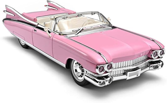 RZAPE Toy Car Models 1/24 Diecast Cars Eldorado Metal Model Cars Carros De Coleccion,Model Car Kits for Adults and Boys,Pull Back Car with Lights and Sounds,Toy Cars for Boys Age 4-7（Pink）