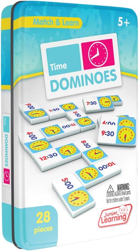 Junior Learning JL486 Time Dominoes Small