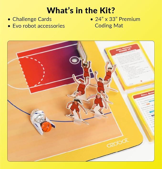 Ozobot Challenge Mat: Mission to Mars (Basketball, 24 x 33)