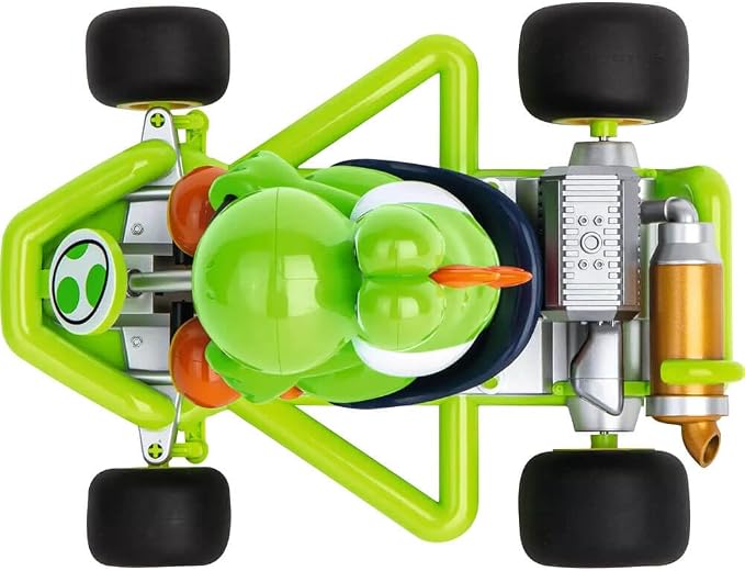 Carrera 200988 RC Official Licensed Mario Kart Pipe Kart Yoshi 1:18 Scale 2.4 GHz Remote Radio Control Car with Rechargeable LiFePO4 Battery - Kids Toys Boys/Girls | Official Licensed Mario Kart Toy RC Car for Kids 6+, 1:18 Scale, 2.4GHz, Ready To Run,...