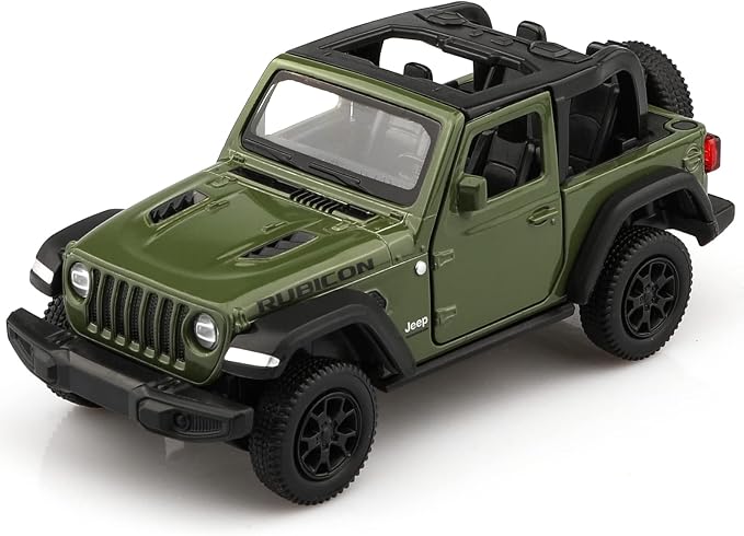 TOKAXI 1/36 Scale Jeep Wrangler Rubicon Diecast Car Models,Pull Back Vehicles Toy Cars,Cars Gifts for Boys Girls