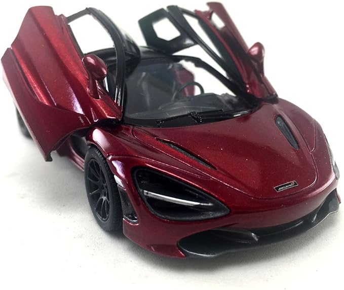KiNSMART McLaren 720s 5 Inch 1:36 Scale Die Cast Metal Model Toy Super Sports Car (Red)