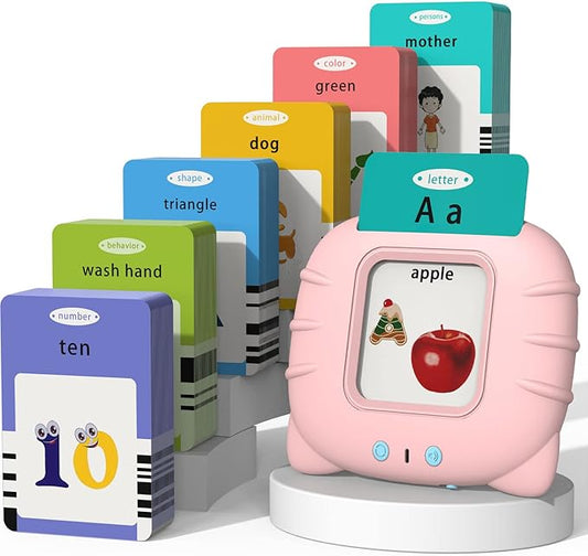 Startcan Talking Flash Cards for Toddlers 1 2 3 4 5, Speech Therapy Toys Autism Toys, ABC 123 Sight Words Etc - 255 Cards-510 Sides, Educational Learning Interactive Toys with Giftable Package