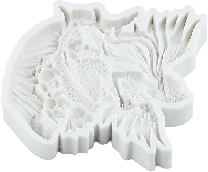 Mermaid Polymer Clay Molds Angel Mermaid Seashell Flower Silicone Mold for Jewelry Making Epoxy Resin Casting Air Dry Polymer Clay Craft