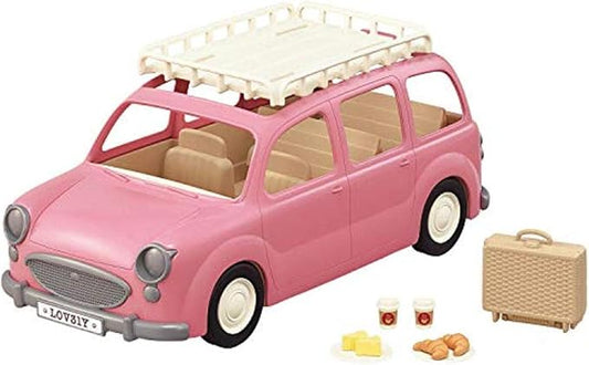 Calico Critters - Family Picnic Van - Family Vehicles – Kids Pretend Play Toy, Miniature Vehicle & Accessories Set, Ages 3+