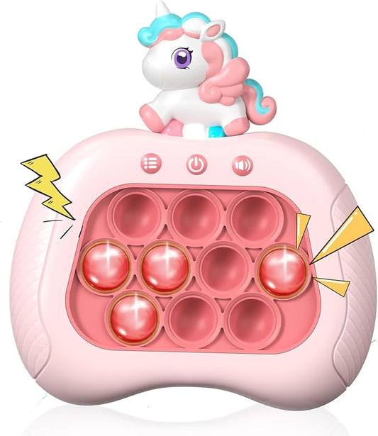 Kindegarten Graduation Gifts,Unicorn Quick Push Game Pop,Unicorn Bubble Pop Game,Handheld Puzzle Game Sensory Toys Preschool Class of 2025 Graduation Toy Boy Girls