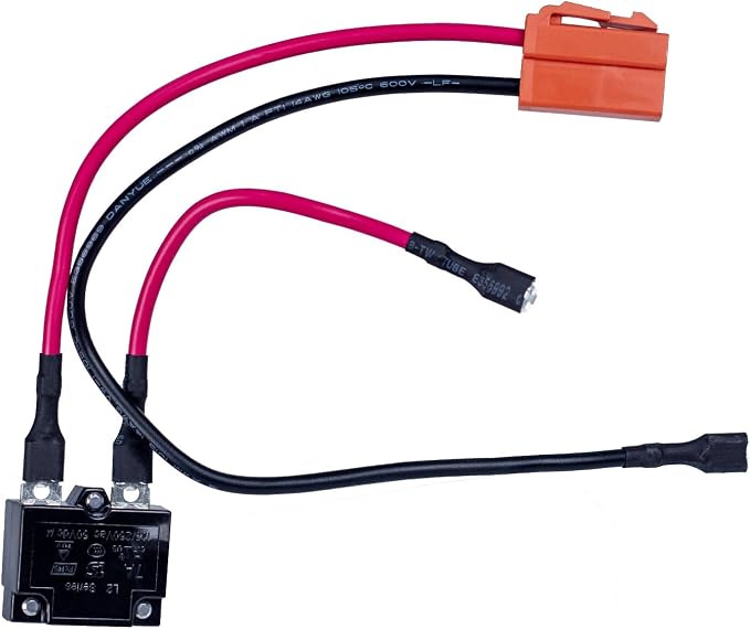 2pin 6v Charger for Kids Ride on car with Wiring Harnesses Parts Replacement 6 Volt Battery Charger for Ride on Toys Battery connectors Kids car Red Square Power Supply Plug Adapter