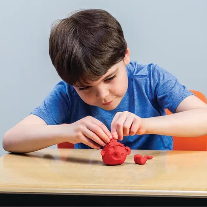 Prang Modeling Clay, Red, 1 lb. Block, Case of 12 Blocks, 192 oz. Total | Pliable, Non-Hardening, Non-Staining, Easy Clean-Up, Perfect for Preschool and Elementary Aged Children