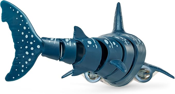 Terra by Battat - Remote Control Shark – Realistic Moving RC Whale Shark Toy for Water Play & Swimming Pools – Fun RC Pool Ocean Lake Toys for Kids – Battery-Operated Floating Toy - 3 Years +
