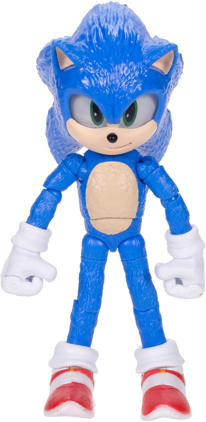 Sonic The Hedgehog Sonic 3 Movie 5" Action Figures: Sonic with Emerald Wave #3